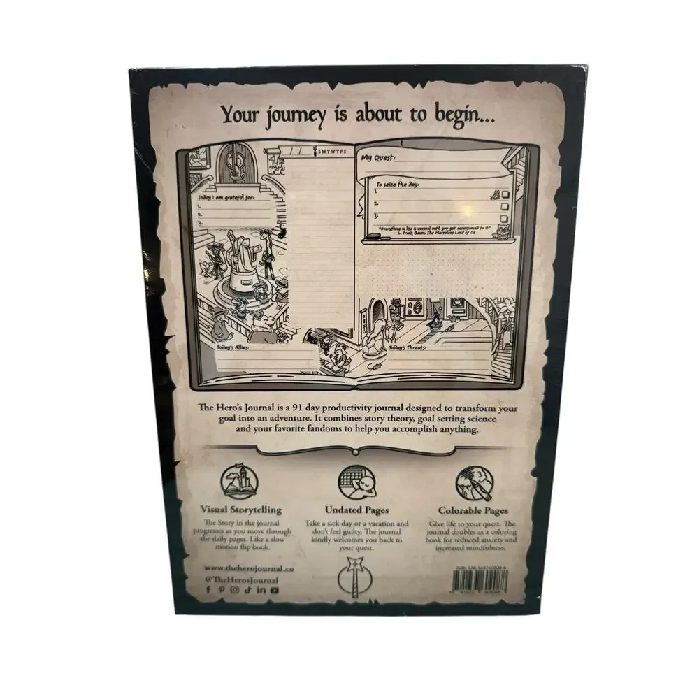 The Hero's Journal Legend of Istoria Mystic Blue by Nick Logan Vitellaro NEW